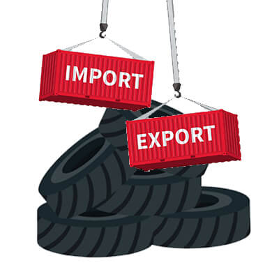 How to get MOEF permission for the import of used tyres?