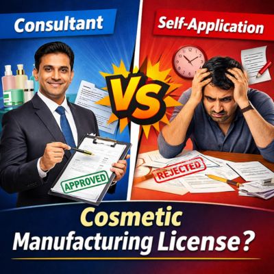 Consultant vs Self-Application: What’s Better for Cosmetic Manufacturing License