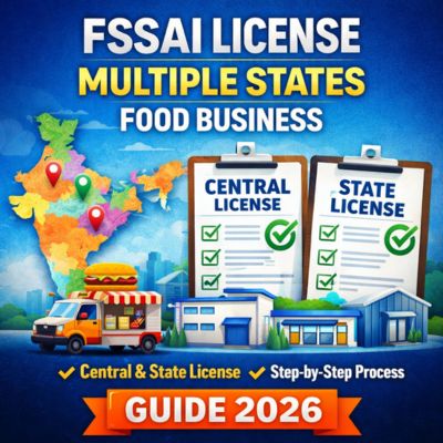 How to Apply for FSSAI License for Food Business in Multiple States? (Complete Guide 2026)