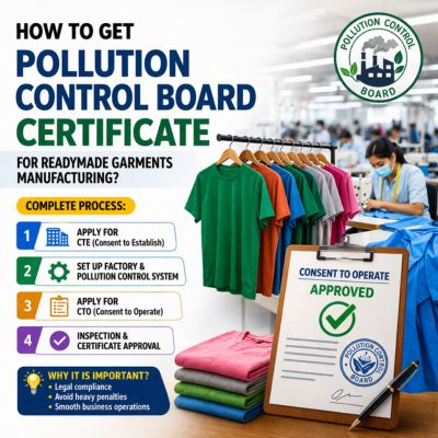 Complete Process to Get Pollution Board Certificate for Garment Manufacturing
