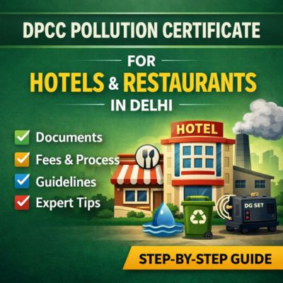 How to Apply for DPCC Pollution Certificate for Hotels & Restaurants in Delhi (Complete Guide)