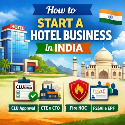 How to Set Up a Hotel Business in India (Complete Step-by-Step Guide)
