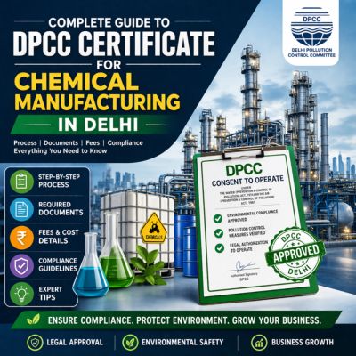 Complete Guide to DPCC Certificate for Chemical Manufacturing in Delhi