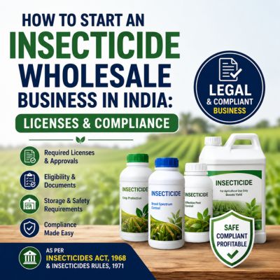 How to Start an Insecticide Wholesale Business in India: Licenses & Compliance