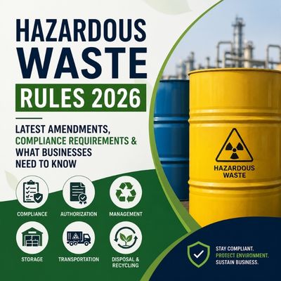 Hazardous Waste Rules 2026: Latest Updates, Compliance Requirements & What Businesses Need to Know