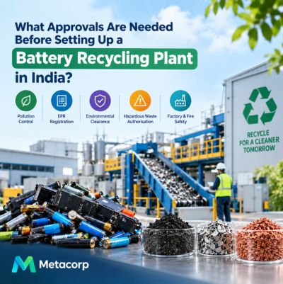 What Approvals Are Needed Before Setting Up a Battery Recycling Plant in India?